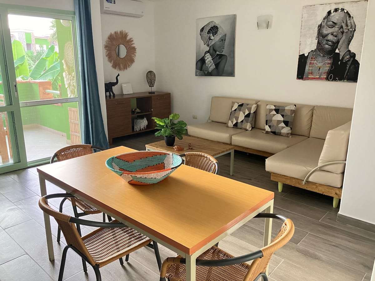 Casa Verde · sala de estar em open space