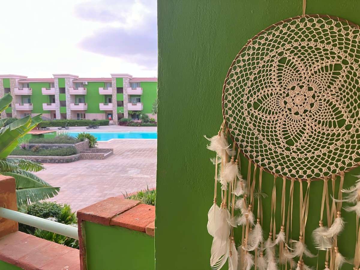 Casa Verde · varanda privada com vista para o jardim